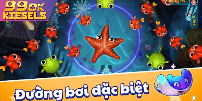 Bắn Cá Ica: Huyền Thoại Game VNG & 4 Chiến Thuật Săn Boss Độc Quyền Giao diện tươi sáng và đầy màu sắc của Bắn Cá Ica.
